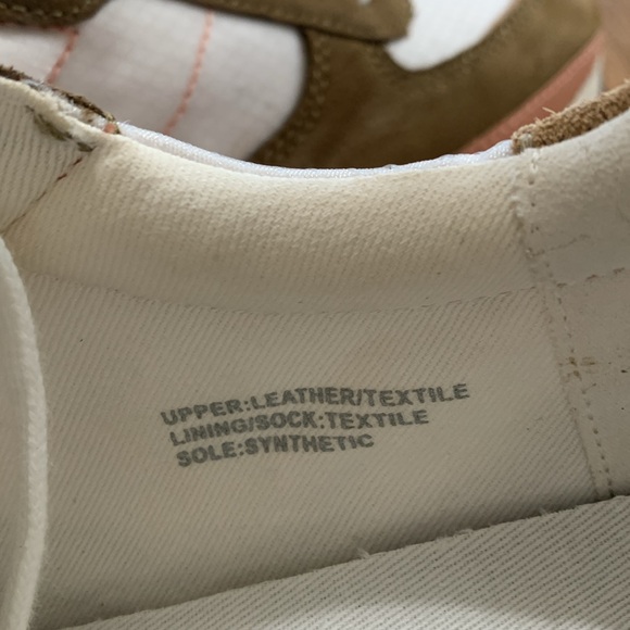 MADEWELL Kickoff Training Sneakers NWOT  -Size 7 - white pink/peach brown - Picture 8 of 9